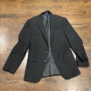 Banana Republic Classic Black Men's Two-Button Blazer